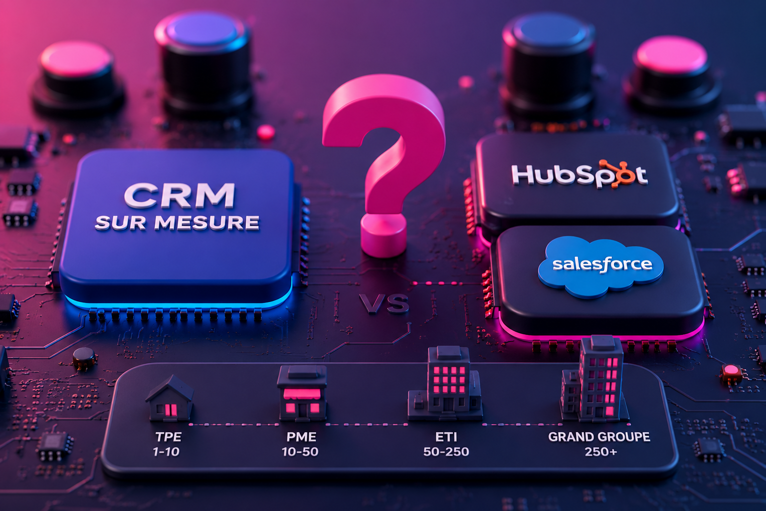 CRM sur mesure vs CRM SaaS